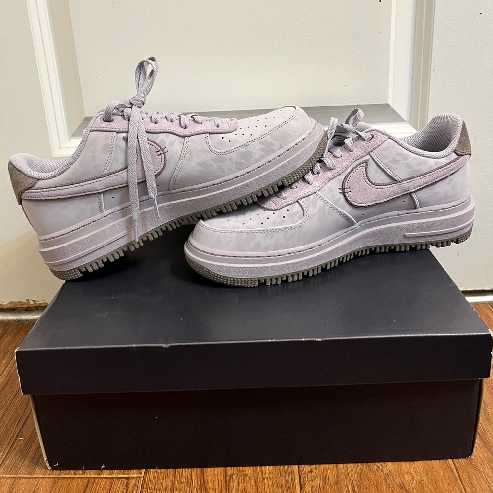 Size 12-Nike Air Force 1 Luxe Low Dyed Provence Purple-DD9605-500